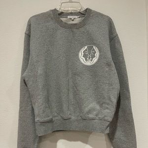 Good American Grey Gemini sweatshirt